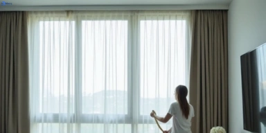 Delicate sheer drape cleaning mapleton Matty Curtain Cleaning