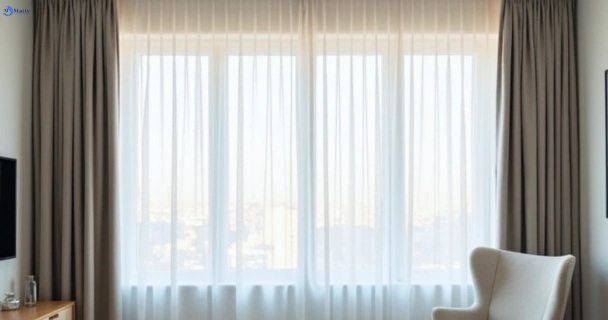 Restored vibrant drapes in mapleton QLD after Matty Curtain Cleaning